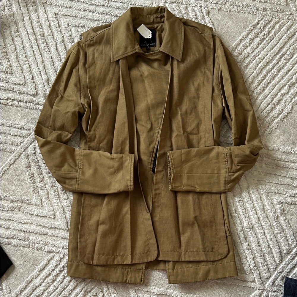 Marissa Webb green yellow Jacket